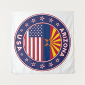 Arizona, Verenigde Staten Wandkleed (Voorkant (horizontaal))