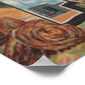 Arizona - Verhard bos - Grote letter Poster (Hoek)