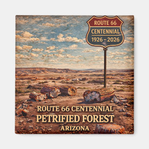 Arizona Versteend Woud Eeuwfeest 1926-2026 Magneet