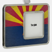 Arizona Verzilverd Omlijst Ornament (Rechts)