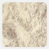 Arizona Vierkante Sticker (Voorkant)