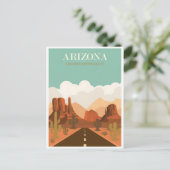 Arizona vintage poster briefkaart (Staand voorkant)
