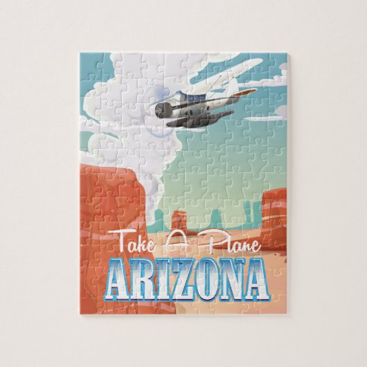 Arizona vintage-poster legpuzzel (Verticaal)