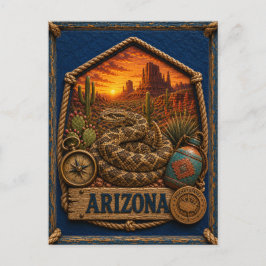 Arizona Vintage Reizen Briefkaart