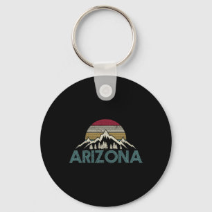 Arizona Vintage Retro Bergen Natuur Wandel Souveni Sleutelhanger