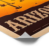 Arizona Vintage Travel Art Poster (Hoek)