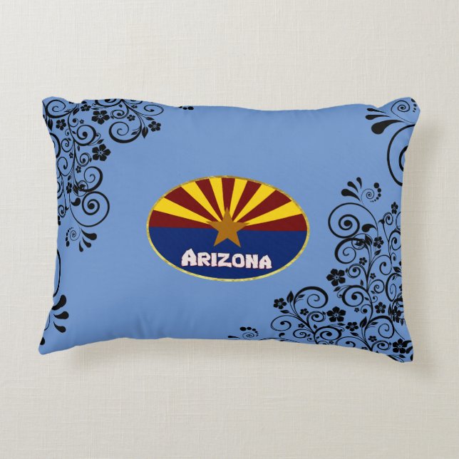 Arizona vlag accent kussen (Achterkant)