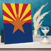 Arizona Vlag, Amerika De Koperstaat Fotoplaat (Zijkant)