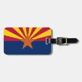 Arizona vlag bagagelabel (Voorkant horizontaal)
