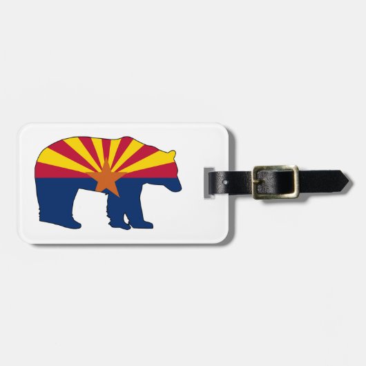 Arizona Vlag Beer Bagagelabel (Voorkant horizontaal)