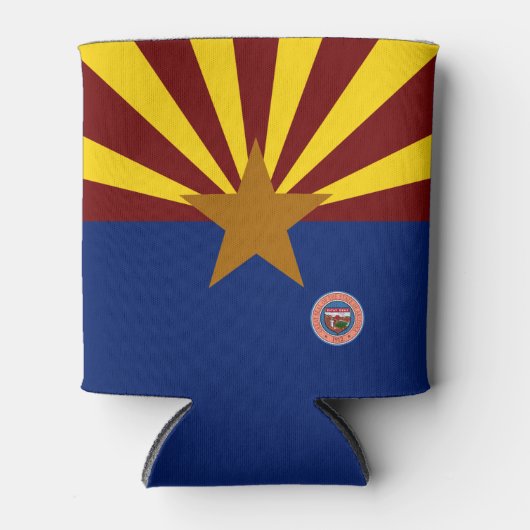 Arizona vlag blikjeskoeler (Voorkant)