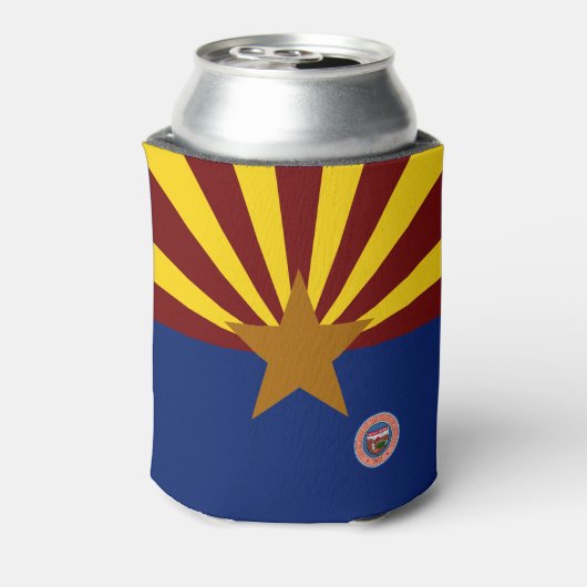 Arizona vlag blikjeskoeler (Blikje Achterkant)