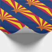 Arizona vlag cadeaupapier (Hoek)