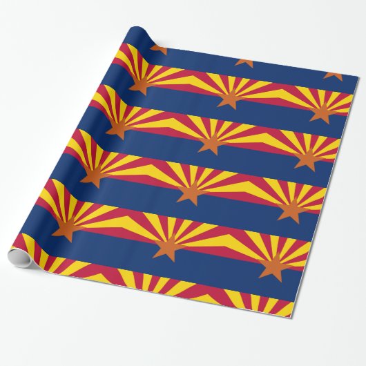Arizona vlag cadeaupapier (Uitgerold)