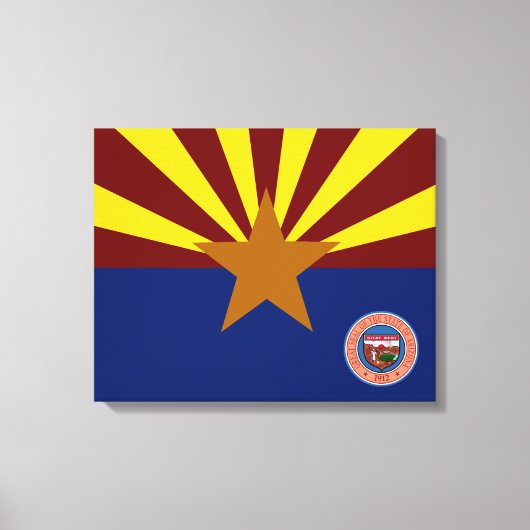 Arizona vlag canvas afdruk (Voorkant)