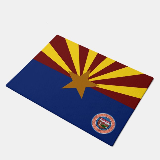 Arizona vlag deurmat (Schuin)