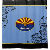 Arizona vlag douchegordijn (Voorkant)