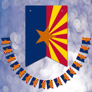 Arizona Vlag Feestje, randversiering Spandoeken / Vlaggetjes