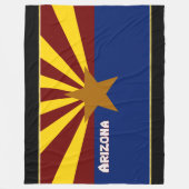 Arizona vlag fleece deken (Voorkant)