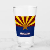 Arizona vlag glas (Voorkant)
