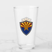 Arizona vlag glas (Achterkant)