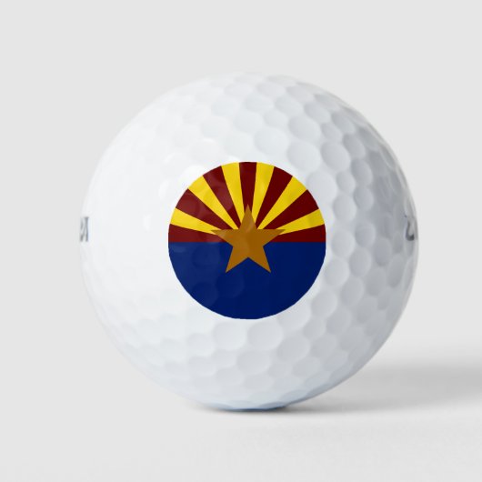 Arizona vlag golfballen (Voorkant)