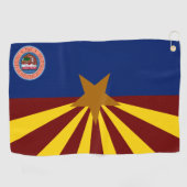 Arizona vlag golfhanddoek (Horizontaal)