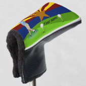 Arizona vlag golfheadcover (3/4 voorkant)