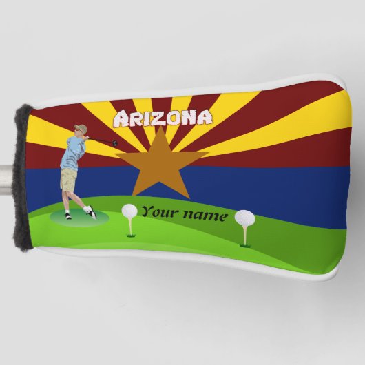 Arizona vlag golfheadcover (Voorkant)