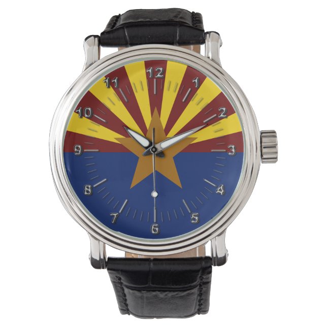Arizona vlag horloge (Voorkant)