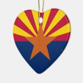 Arizona vlag keramisch ornament (Links)
