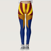 Arizona vlag leggings (Voorkant)
