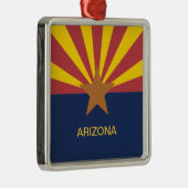 Arizona Vlag Metalen Ornament (Rechts)
