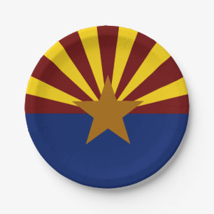 Arizona vlag papieren bordje