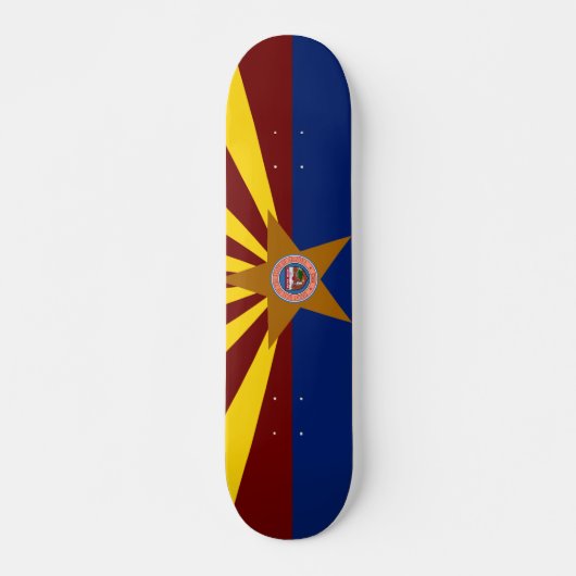 Arizona vlag persoonlijk skateboard (Voorkant)