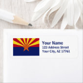 Arizona vlag retour adres labels (Insitu)