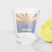 Arizona vlag shot glas (Achterkant)