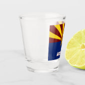Arizona vlag shot glas (Links)