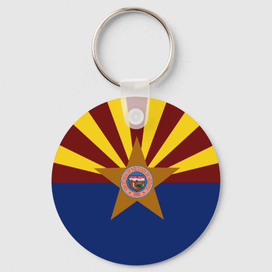 Arizona vlag sleutelhanger (Voorkant)