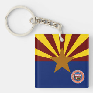 Arizona vlag sleutelhanger
