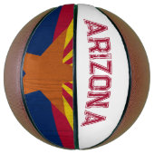 Arizona Vlag Starburst Rugged Basketbal (Verticaal)