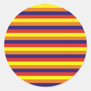 arizona vlag strepen ronde sticker