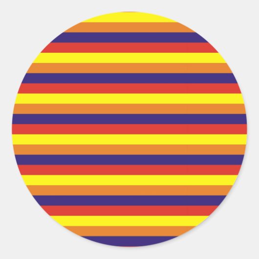 arizona vlag strepen ronde sticker (Voorkant)
