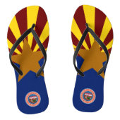 Arizona vlag teenslippers (Voetbed)
