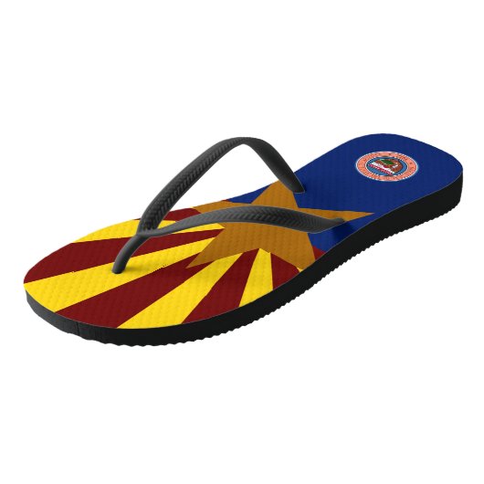 Arizona vlag teenslippers (Schuin)