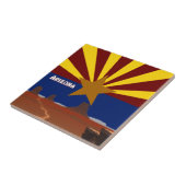 Arizona vlag tegeltje (Zijkant)