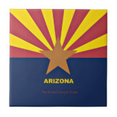 Arizona vlag tegeltje (Voorkant)