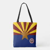 Arizona vlag tote bag (Achterkant)