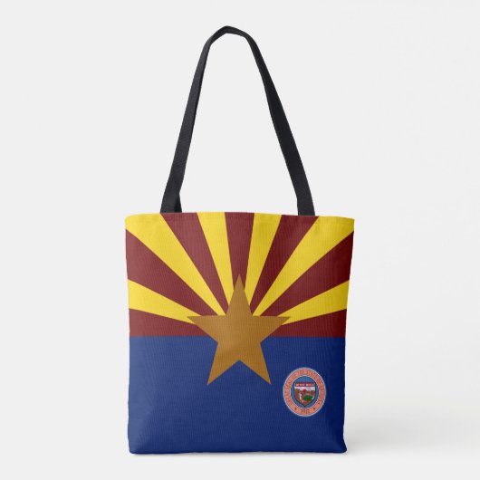 Arizona vlag tote bag (Achterkant)