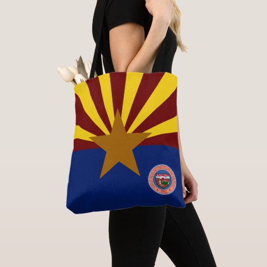 Arizona vlag tote bag (Dichtbij)